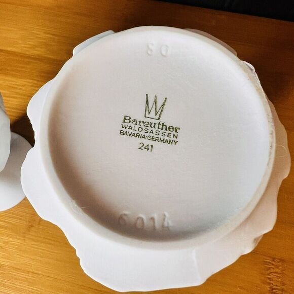 2 Bareuther Waldsassen Vase 241 Textured Tree Bark Bavaria Germany 5.5" MCM 6014 - Picture 9 of 11